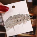 New Rhinestone Feather Hair Barrettes Party Fashion Accessories Hairpin Korean Clip Exquisite Spring Clip
